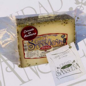 Queso Viejo de Oveja de Sansueña ,Curado en romero
